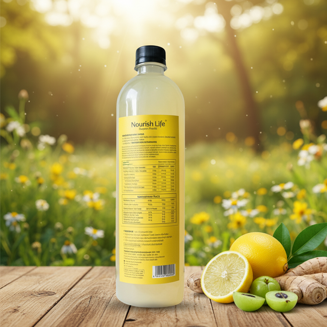 Ginger Lemon Amla Healthy Squash (700ml)