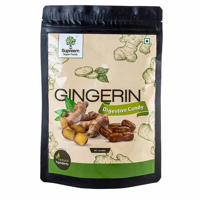Gingerin® - Digestive Aid Candy (Ginger extract) Combo Pack 96 candies – Pack of 2