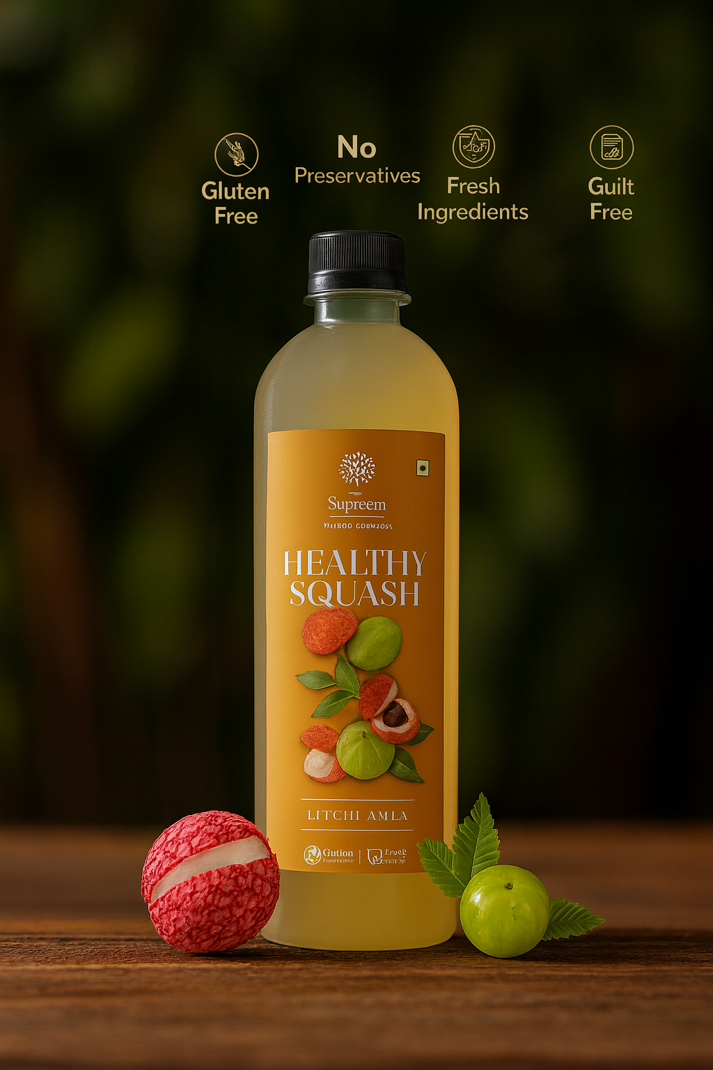 Litchi Amla Squash+ Apple Cinnamon spread 200 gms