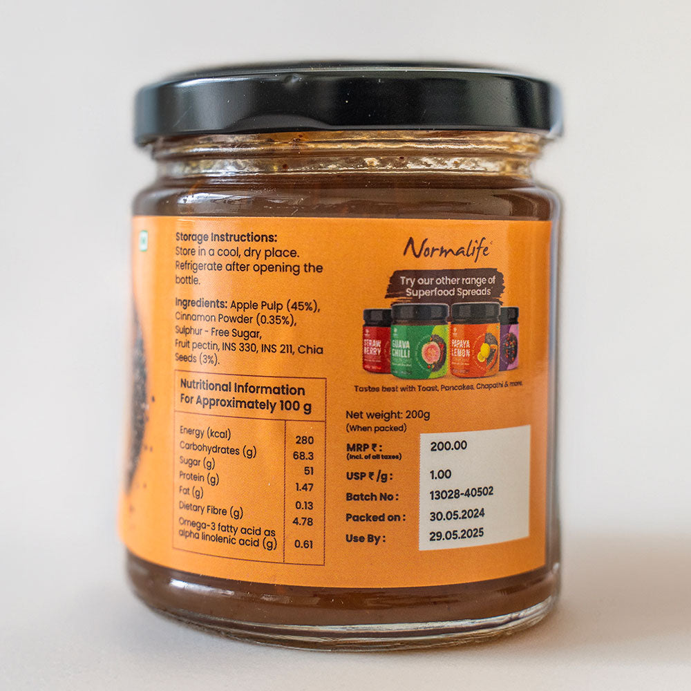 Apple Cinnamon With Chia Seeds 200 GM