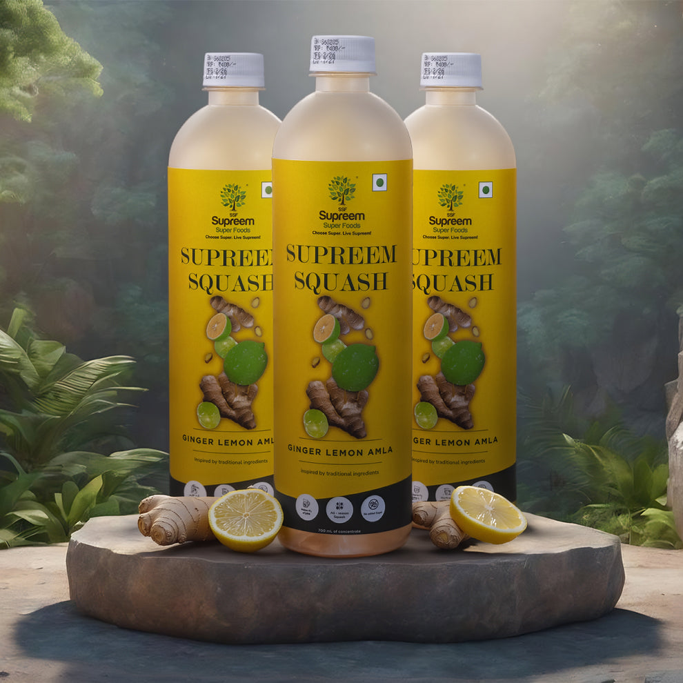 Ginger Lemon Amla Supreem Squash (700ml)
