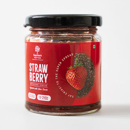 Strawberry With Chia Seeds 500 gm