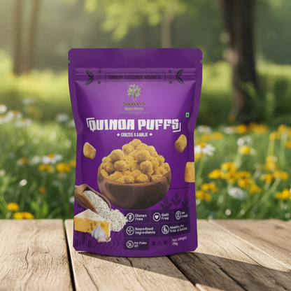 Cranberry Amla Squash + Quinoa Puffs pack of 2