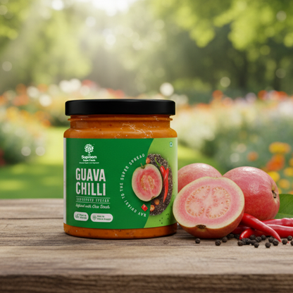 Ginger Lemon Amla Squash + Guava Chilli Spread 200gms