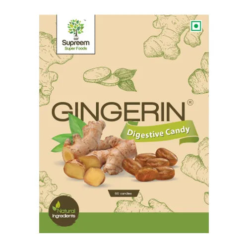 Gingerin® - Digestive Aid Candy (Ginger extract) Combo Pack 96 candies – Pack of 2