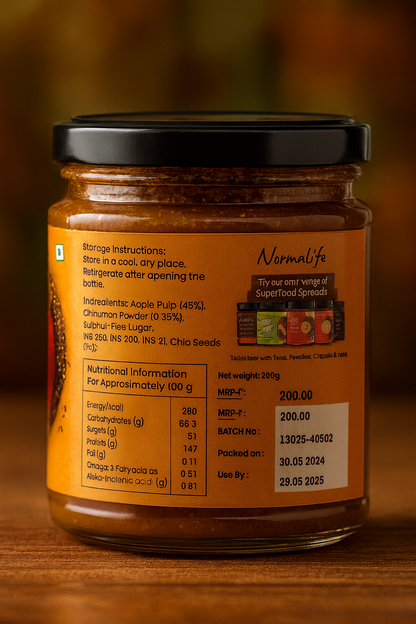 Apple Cinnamon With Chia Seeds 200 GM