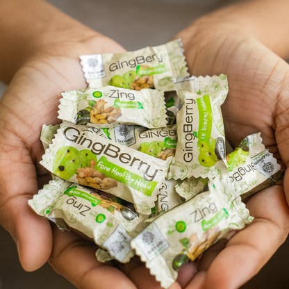 Gingberry™ - Healthy Heart Candy (Ginger & Amla extracts) Combo Pack 96 candies – Pack of 2