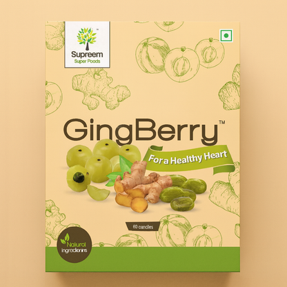 Gingberry™ - Healthy Heart Candy (Ginger & Amla extracts) Combo Pack 96 candies – Pack of 2