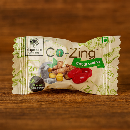 Co-Zing™ - Throat Soother Candy (Ginger extract and Zinc) Combo Pack 96 candies – Pack of 2