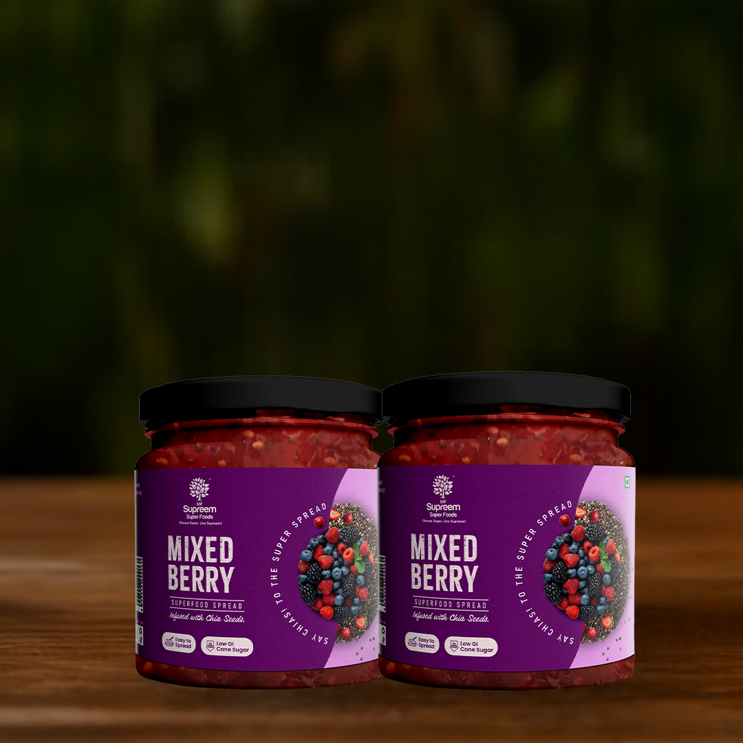 Mixed Berry With Chia Seeds Spread 500gm (Sugar-Free)