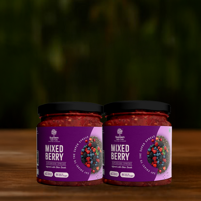 Mixed Berry With Chia Seeds Spread 500gm (Sugar-Free)