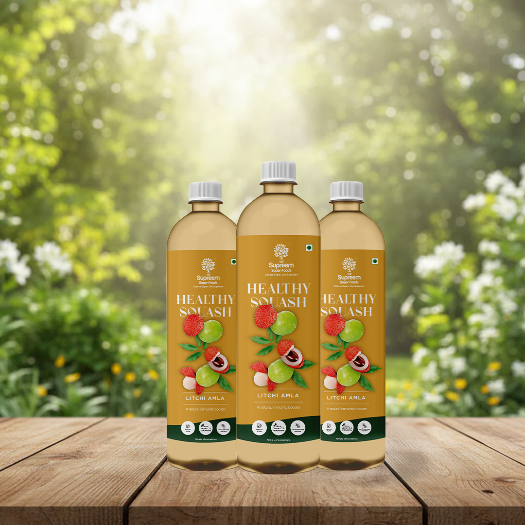 Litchi Amla Healthy Squash 700ml