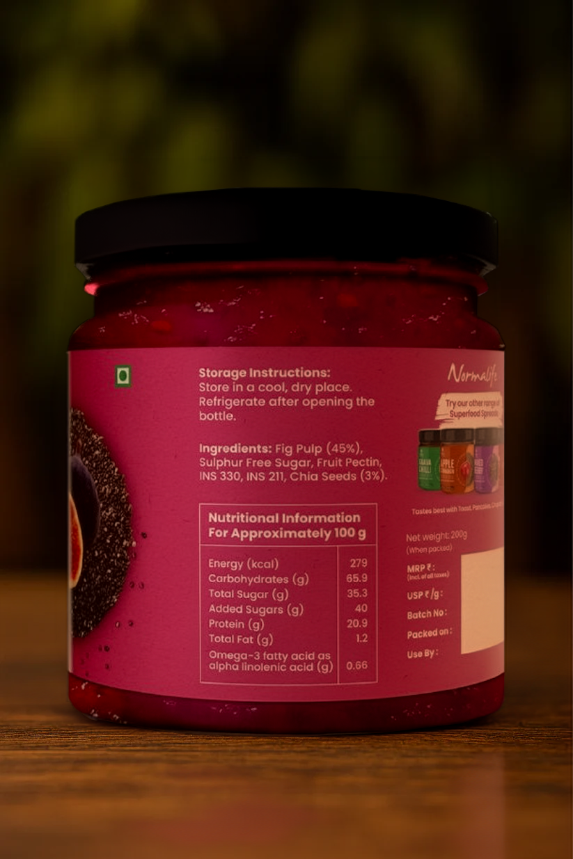 Fig with Chia seeds 200 GM