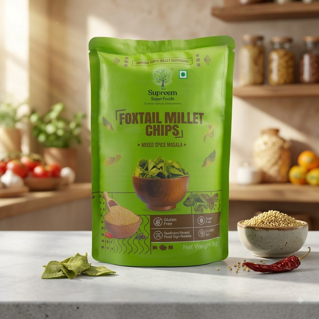 Gluten-free Foxtail Millet Chips 100 g (Pack of 2)