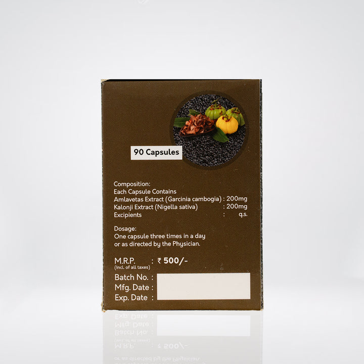 Garcicumin™ - Healthy Weight Management (Garcinia Cambogia and Kalonji extracts) – 90 nos. (30-days).