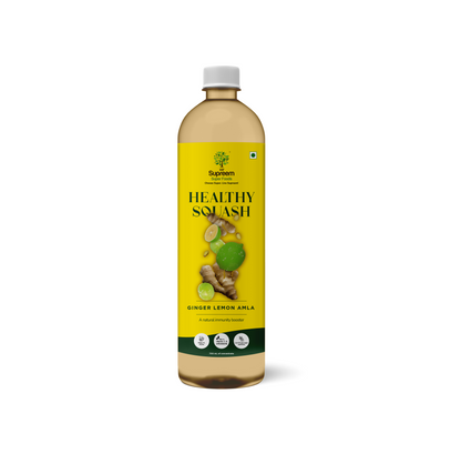 Ginger Lemon Amla Healthy Squash (700ml)