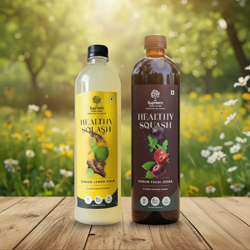 Kokum Tulsi Jeera + Ginger Lemon Amla