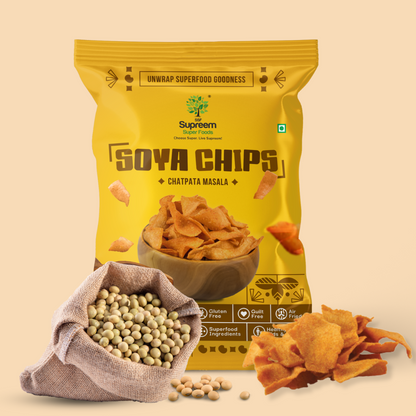 Gluten Free Soya Chips – All the Goodness of Soya - Pack of 2