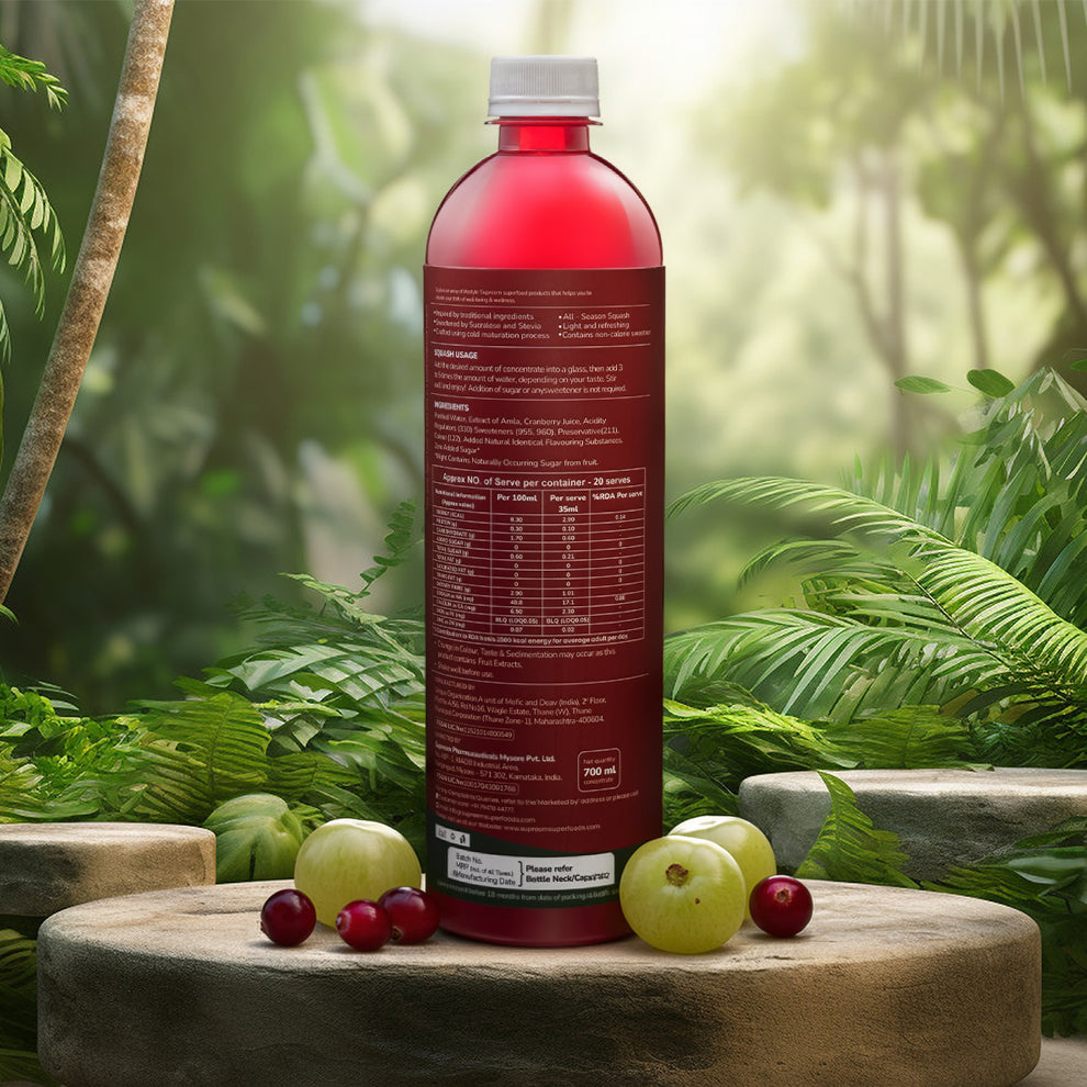 Cranberry Amla Supreem Squash 700ml