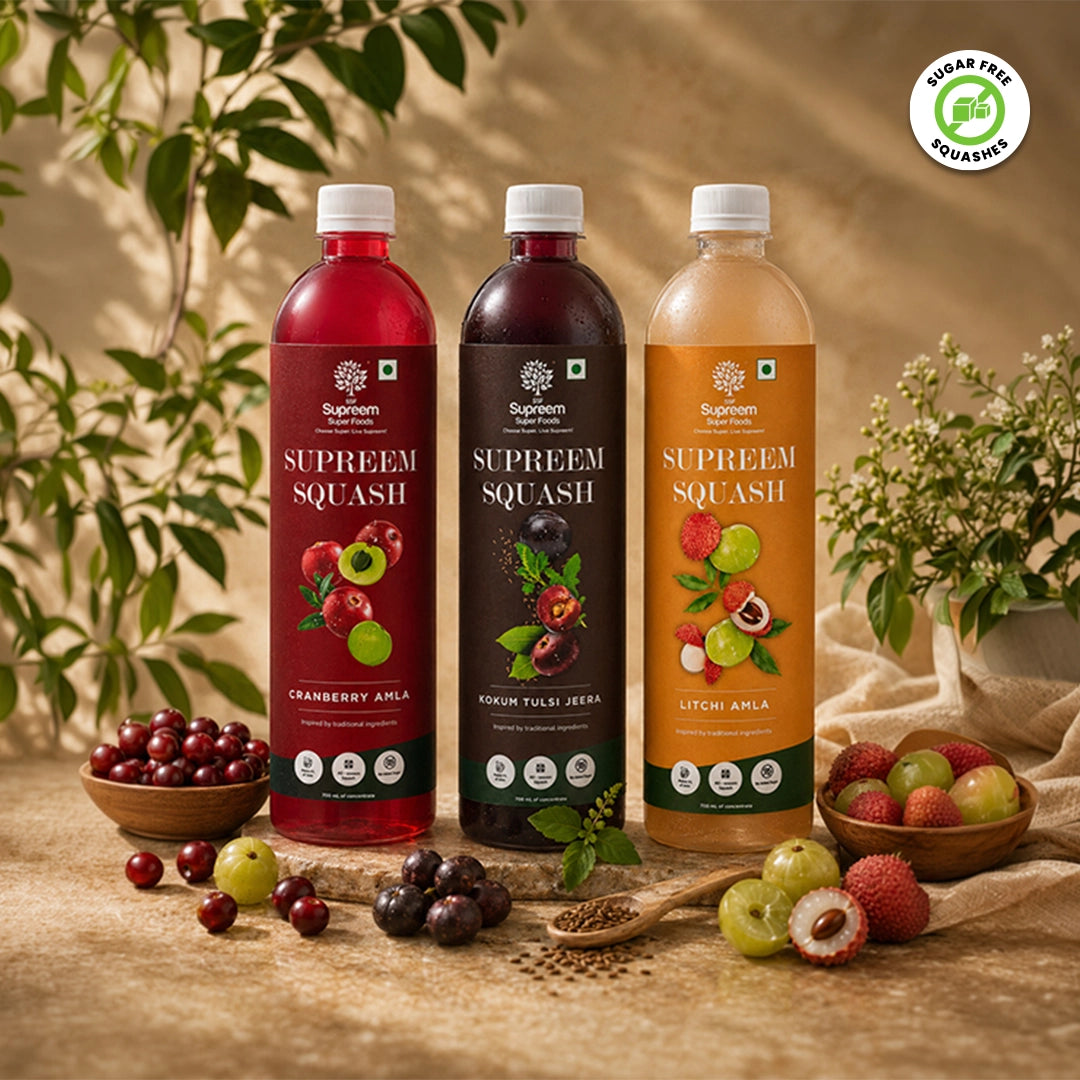 Cranberry Amla + Litchi Amla + Kokum Tulsi jeera