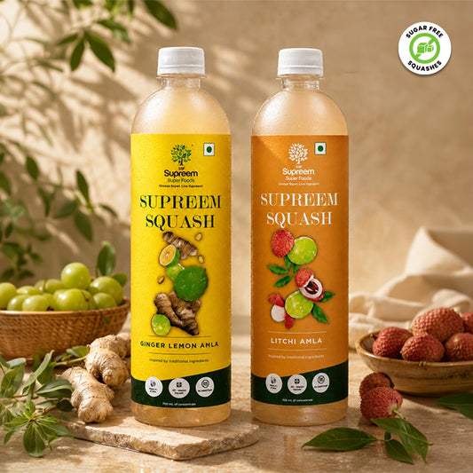 Ginger Lemon Amla + Litchi Amla