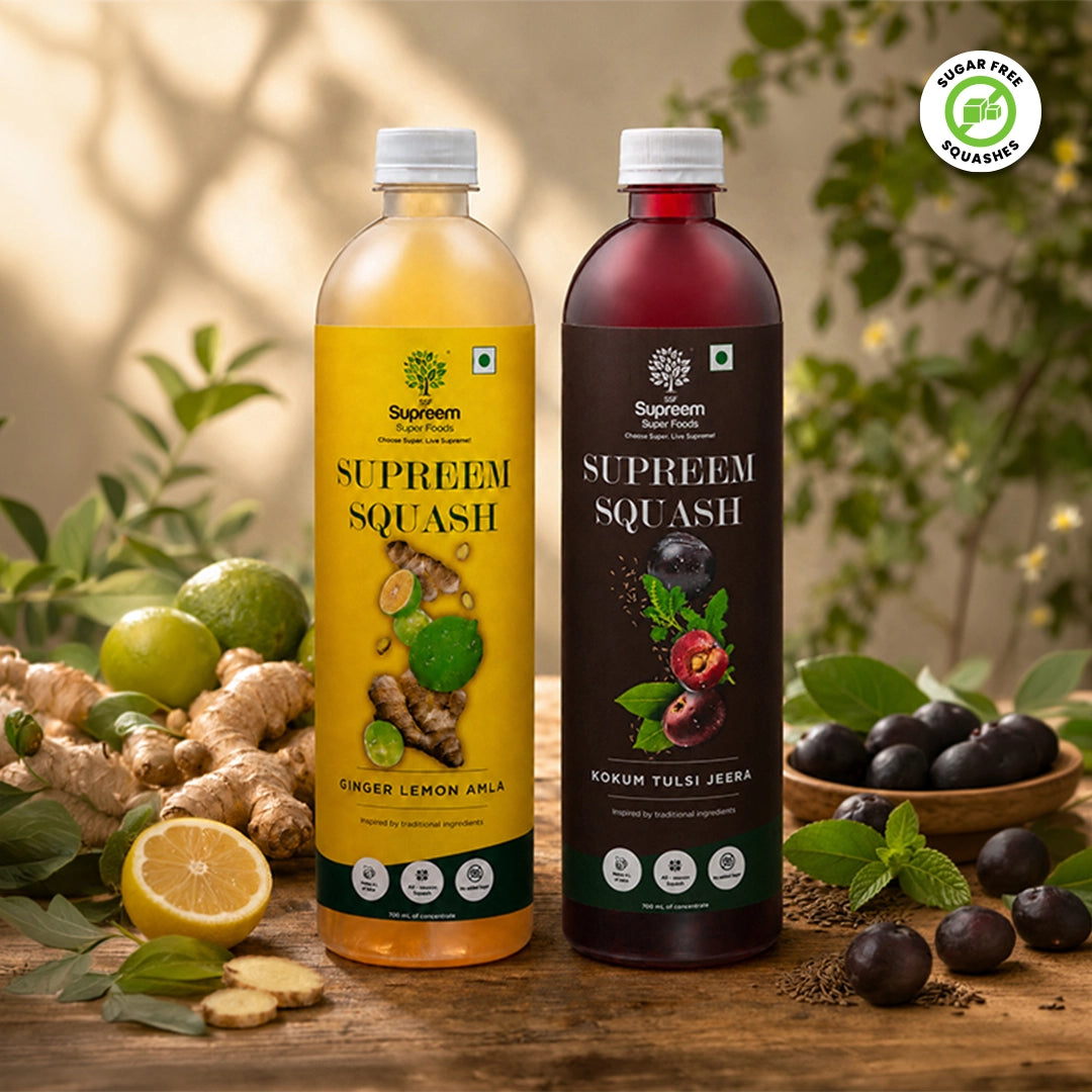 Kokum Tulsi Jeera + Ginger Lemon Amla