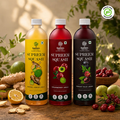 Kokum Tulsi Jeera + Ginger Lemon Amla + Cranberry Amla