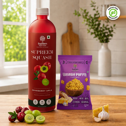 Quinoa Puffs + Cranberry Amla