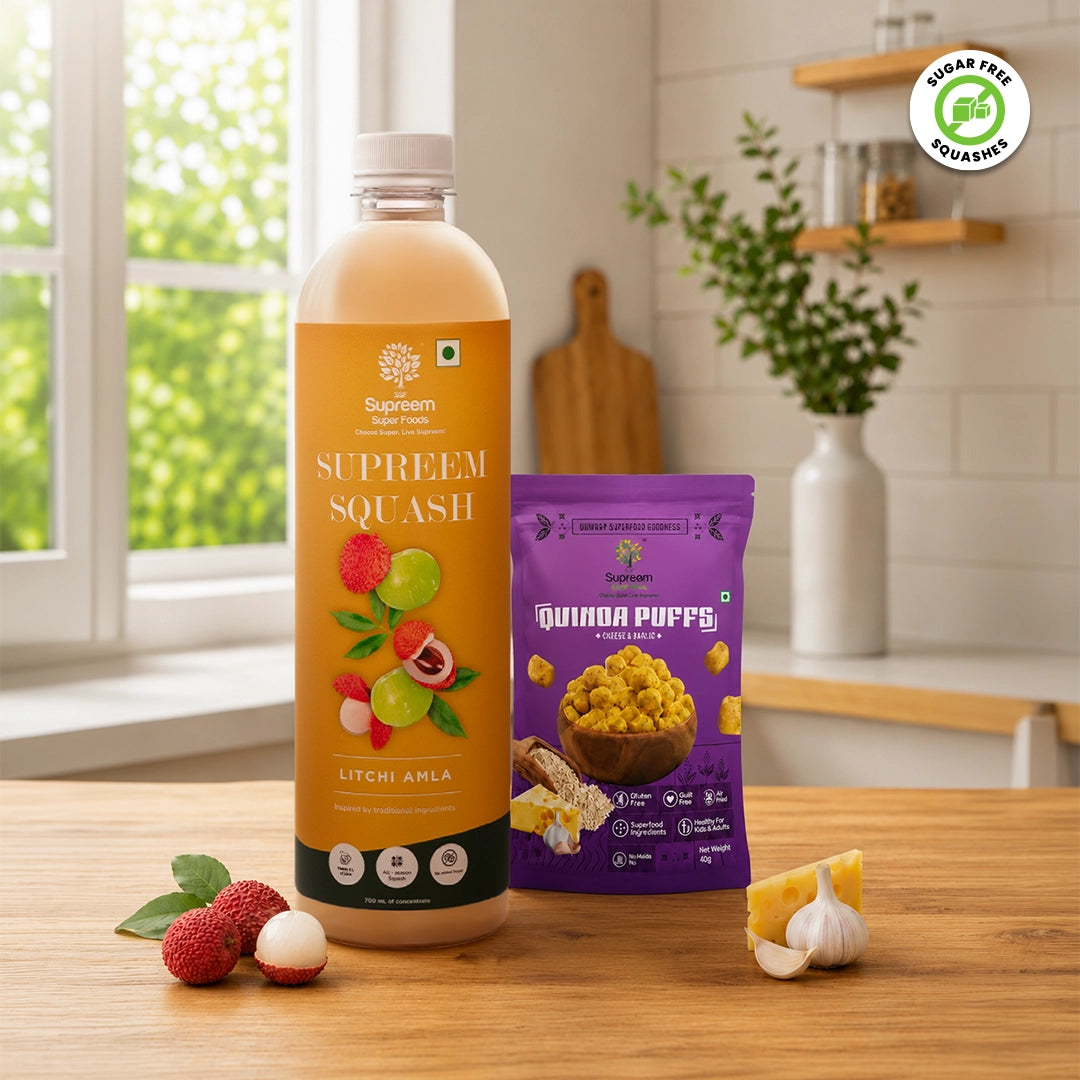 Quinoa Puffs + Litchi Amla