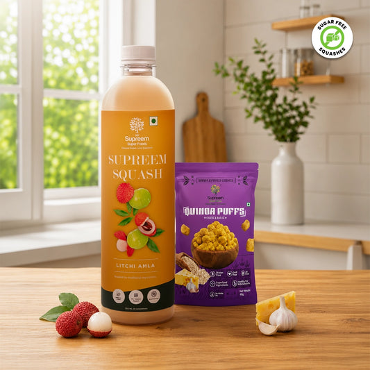 Quinoa Puffs + Litchi Amla
