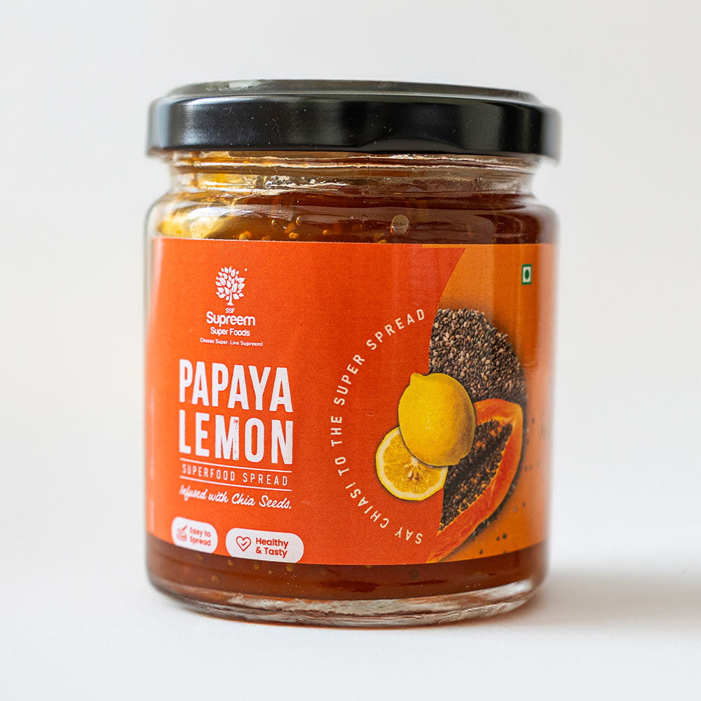 Papaya and Lemon With Chia Seeds